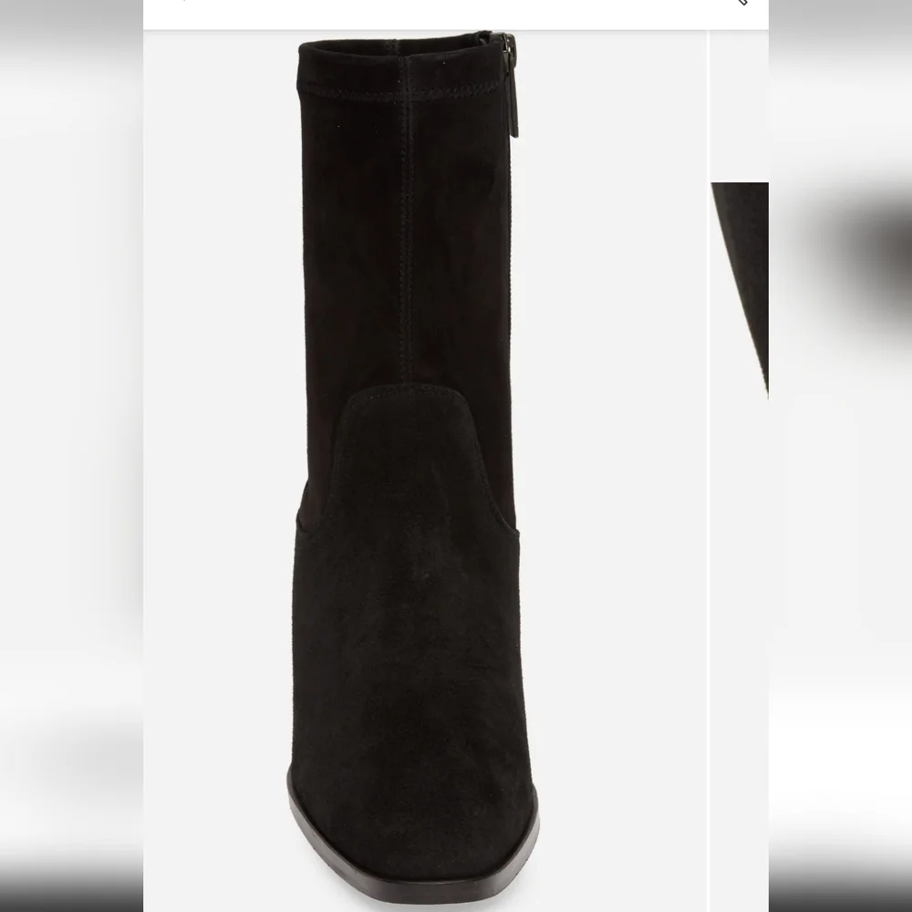 Aquatalia Tilly Weatherproof Bootie, black suede, size 9